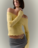 Butter Long Sleeve Fitted Top