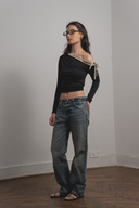 Angel Bowknot Top - BW