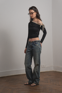 Angel Bowknot Top - BW