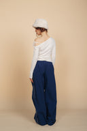 Angel Bowknot Top - White