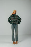 AUGUSTO WOOL-PLAID JACKET
