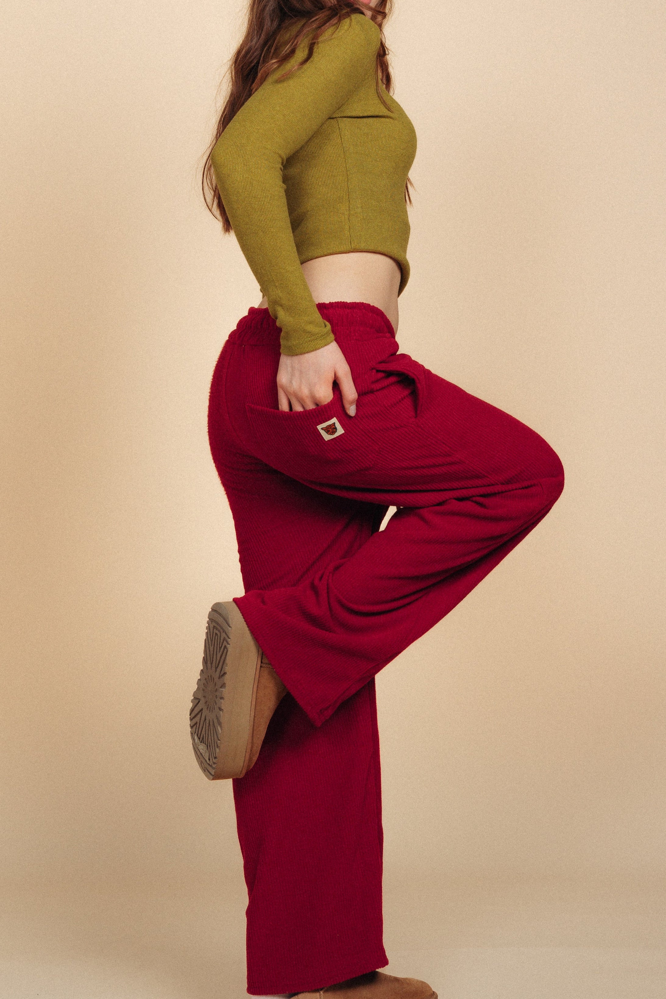 ボトムスその他 LANVIN Women Pants RWTR00085904P24340 Red 楽天市場】Lanvin（カラーレッド）（パンツ｜ボトムス