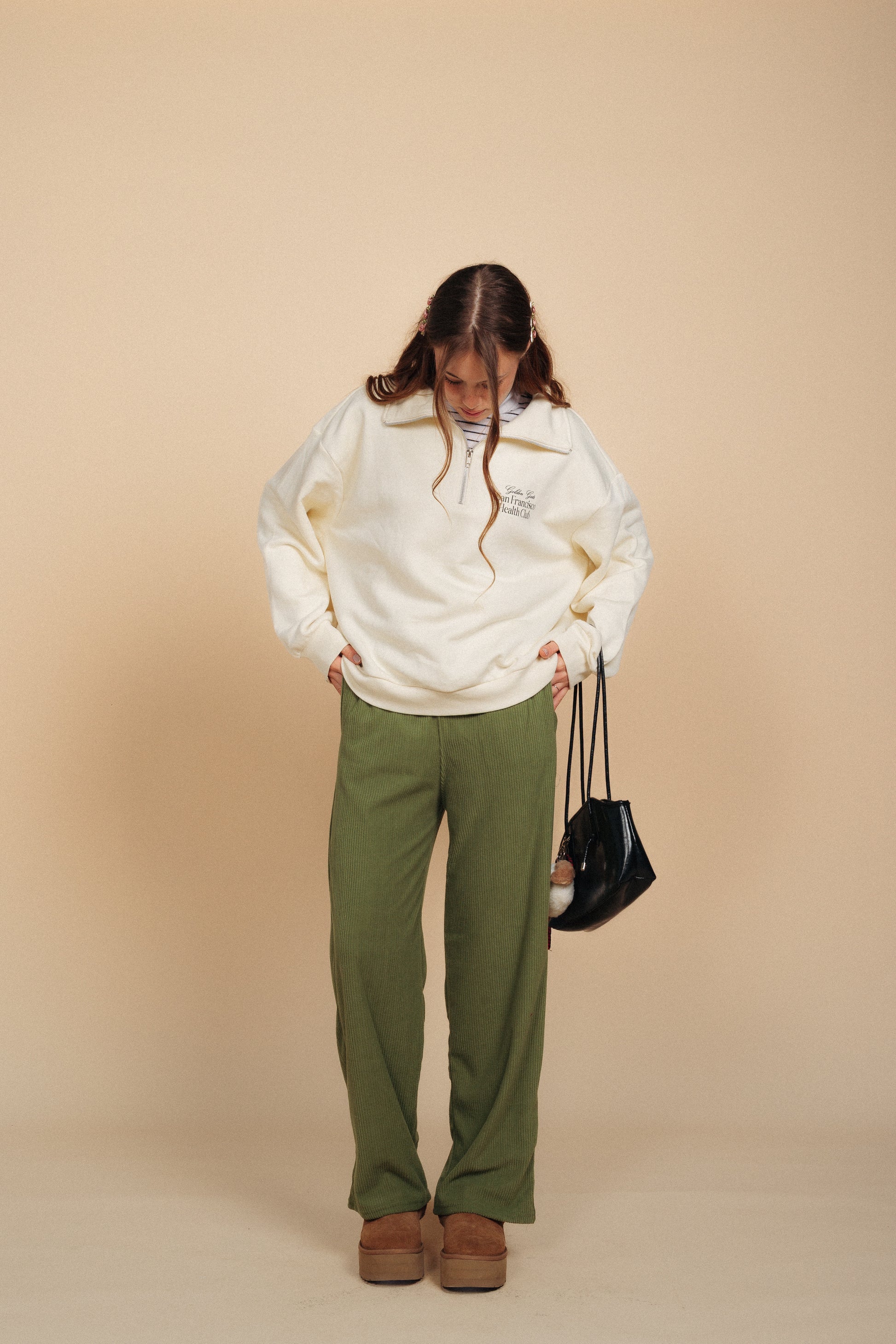 Ribbed Pants - Pistachio