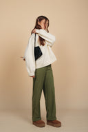 Ribbed Pants - Pistachio