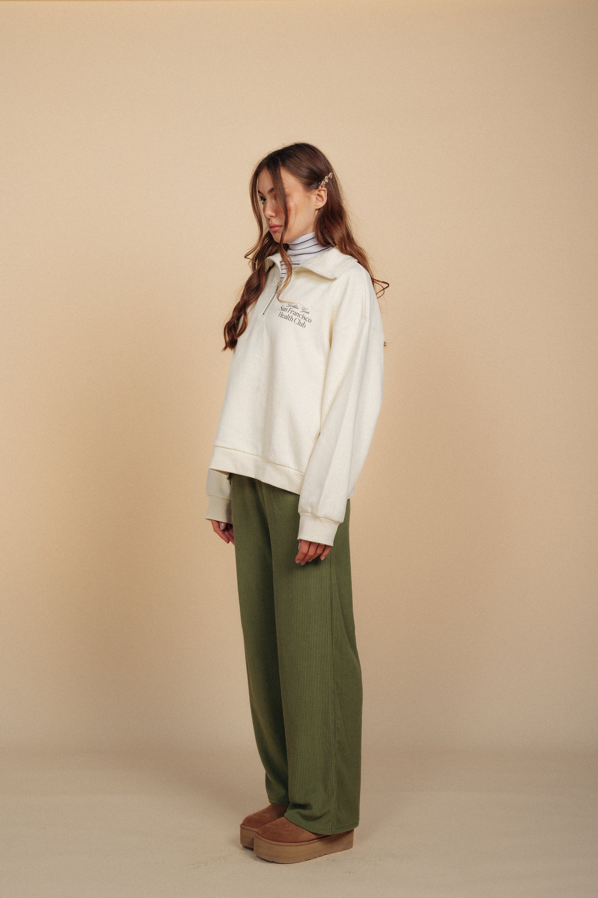 Ribbed Pants - Pistachio