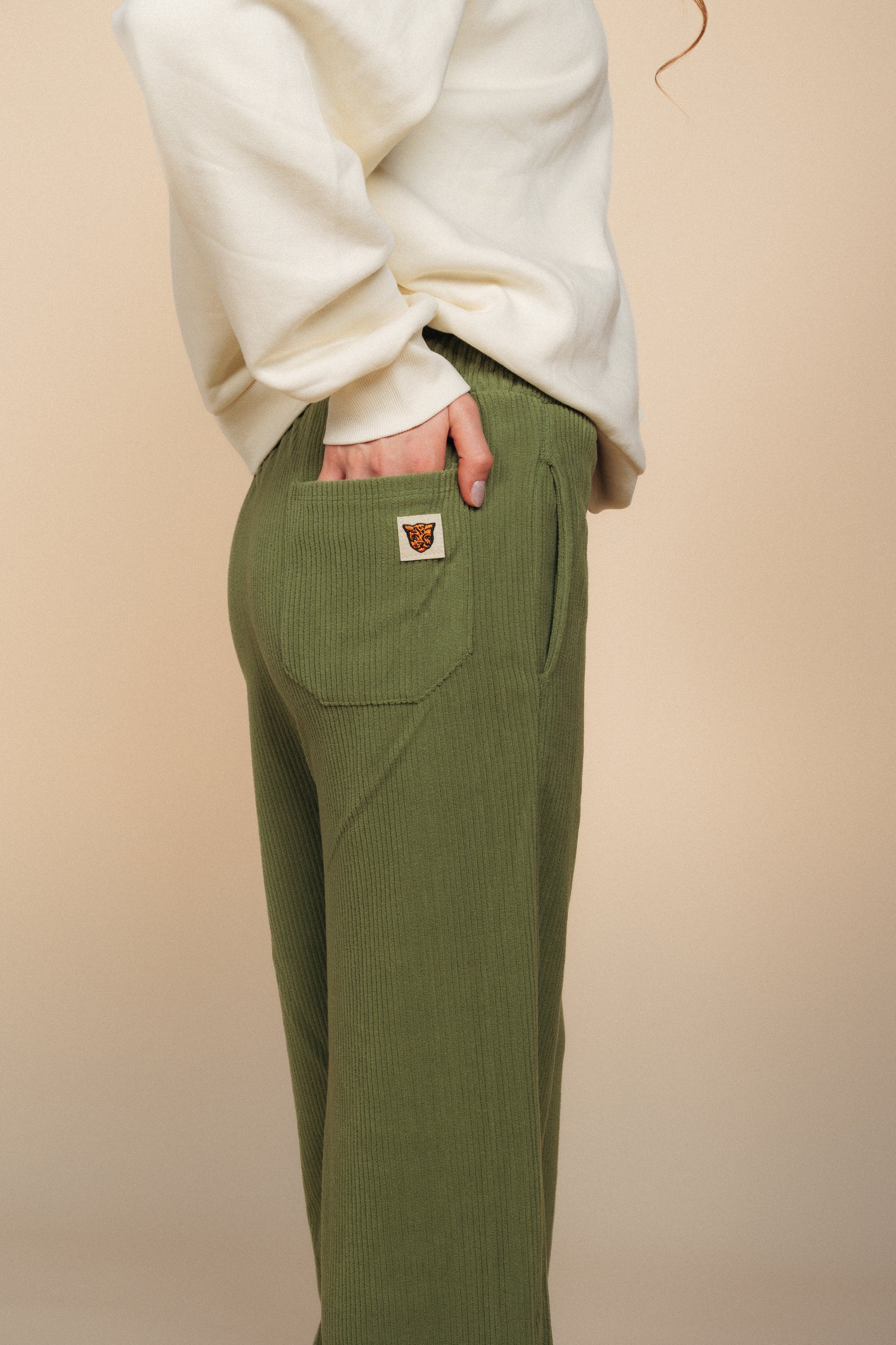 Ribbed Pants - Pistachio