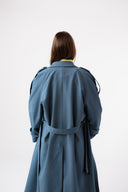 OSLO TRENCH COAT - NAVY