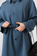 OSLO TRENCH COAT - NAVY