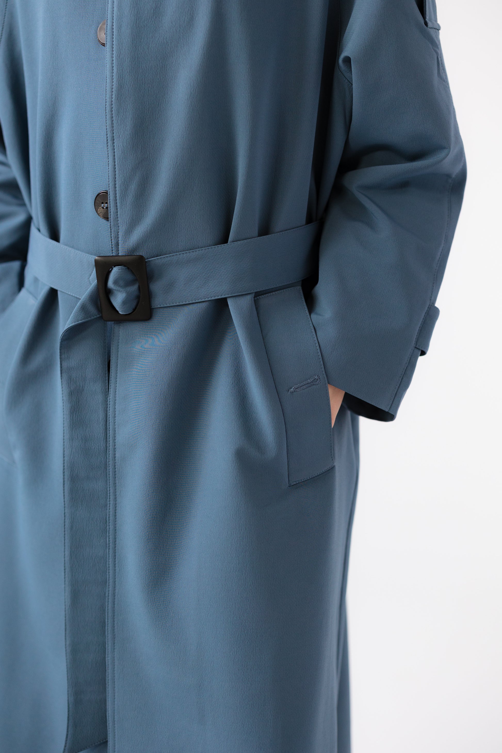 OSLO TRENCH COAT - NAVY