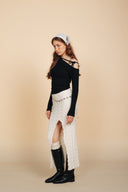 Angel Bowknot Top - Black