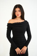 Donna Lace Top - Black