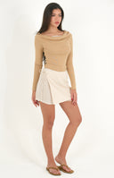 Donna Lace Top - Tan