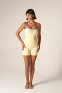 Ringer sleeveless top (butter)
