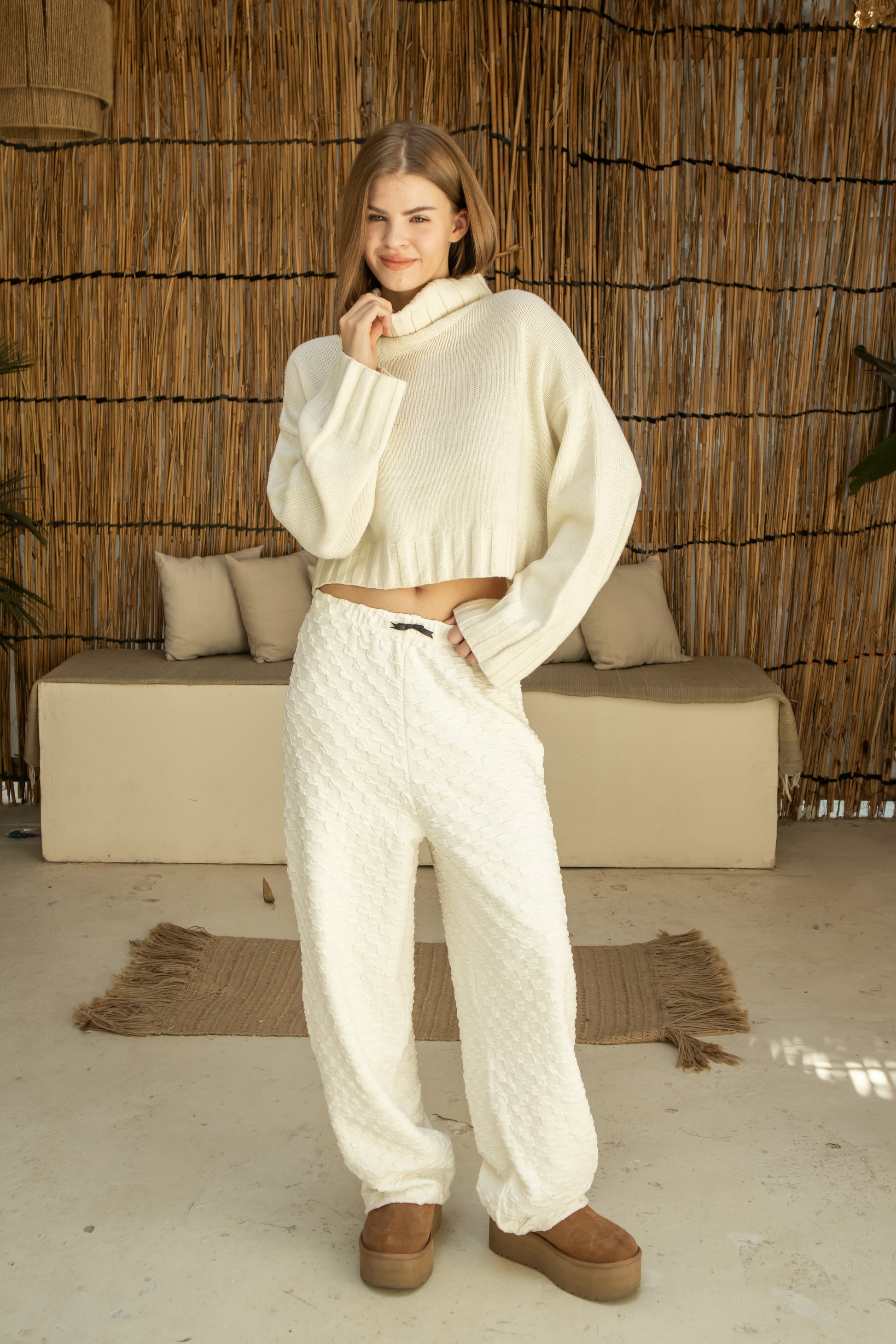 COQUETTE PANTS VANILLA