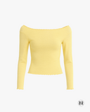 Butter Long Sleeve Fitted Top
