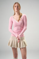 Aprés Knit Top Blush