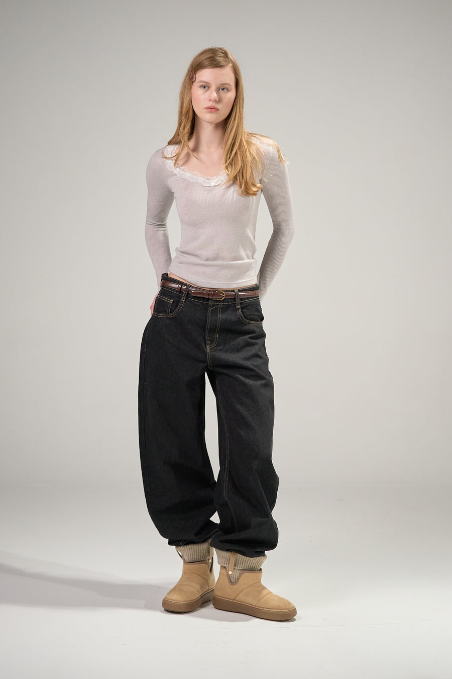 Aprés Knit Top GY